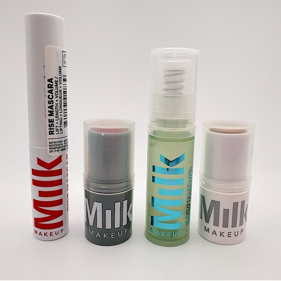 Milk Makeup Other - x4 Milk Makeup Mini WERK Lip Cheek LIT Highlighter Mascara Hydrogrip Primer NWOB